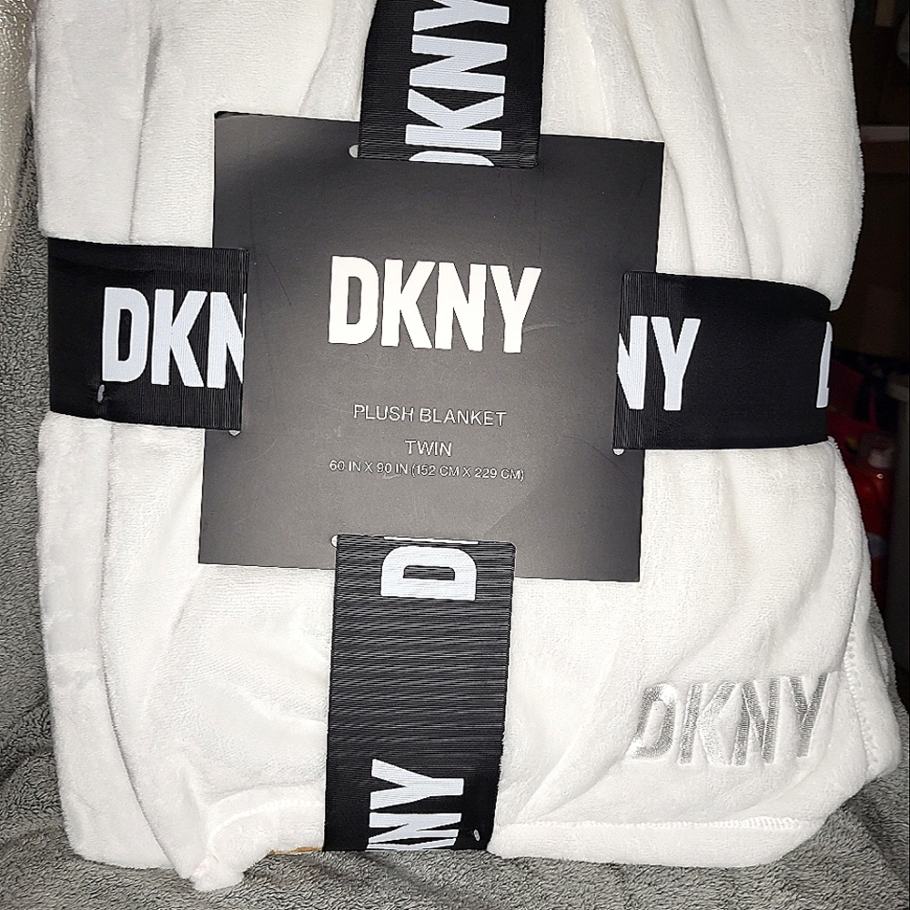 DKNY Plush blanket